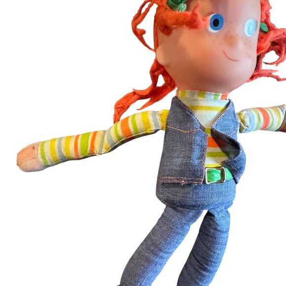 Vintage 1973 Mattel Jibby Jeaner Cloth Doll With Denim Outfit & Striped Shirt - - Picture 7 of 11